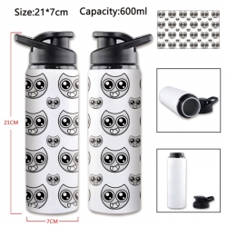 Dandy's World Anime Printed Outdoor Sports Water Bottle 600ml 21x7cm