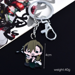  Demon Slayer Kimets Animation peripheral metal keychain pendant price for 5 pcs 