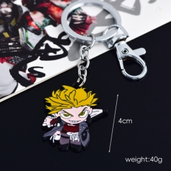  Demon Slayer Kimets Animation peripheral metal keychain pendant price for 5 pcs 