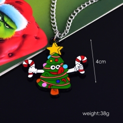 Christmas Monster Anime cartoon metal necklace pendant price for 5 pcs 