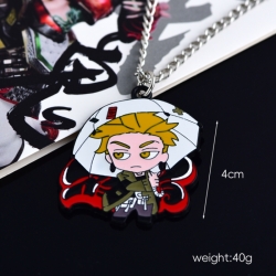 Demon Slayer Kimets  Anime cartoon metal necklace pendant price for 5 pcs 