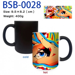 Chainsaw Man Anime peripherals color changing ceramic cup tea cup mug 9.5X8.2cm