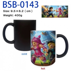 Roblox Anime peripherals color changing ceramic cup tea cup mug 9.5X8.2cm