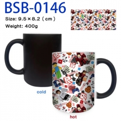 Roblox Anime peripherals color changing ceramic cup tea cup mug 9.5X8.2cm