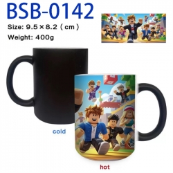 Roblox Anime peripherals color changing ceramic cup tea cup mug 9.5X8.2cm
