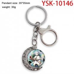 Frieren: Beyond Journey's Anime double-sided crystal rotating gemstone keychain pendant price for 5 pcs
