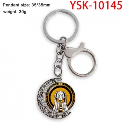Frieren: Beyond Journey's Anime double-sided crystal rotating gemstone keychain pendant price for 5 pcs