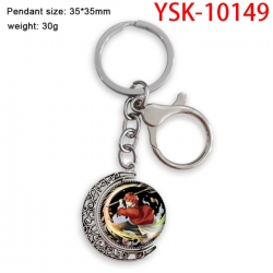 Frieren: Beyond Journey's Anime double-sided crystal rotating gemstone keychain pendant price for 5 pcs