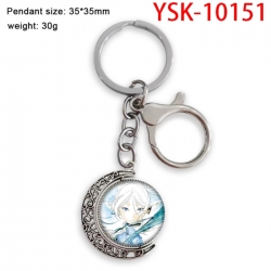Frieren: Beyond Journey's Anime double-sided crystal rotating gemstone keychain pendant price for 5 pcs