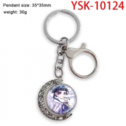 The Apothecary Diaries Hardware Anime double-sided crystal rotating gemstone keychain pendant price for 5 pcs