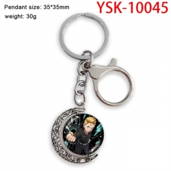Tokyo Revengers Anime double-sided crystal rotating gemstone keychain pendant price for 5 pcs