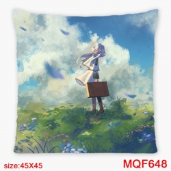 Frieren: Beyond Journey's Anime square full-color pillow cushion 45X45CM NO FILLING 
