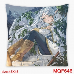 Frieren: Beyond Journey's Anime square full-color pillow cushion 45X45CM NO FILLING 