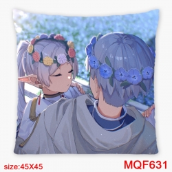 Frieren: Beyond Journey's Anime square full-color pillow cushion 45X45CM NO FILLING 