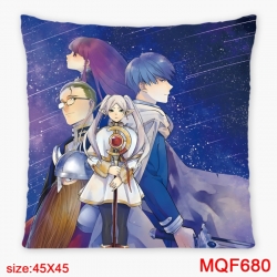 Frieren: Beyond Journey's Anime square full-color pillow cushion 45X45CM NO FILLING 