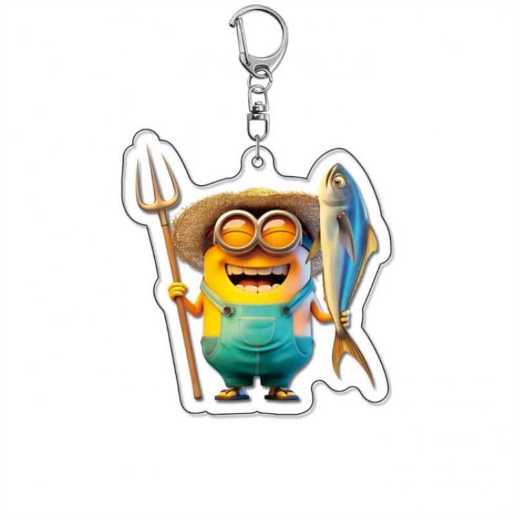 Minions Anime Acrylic Keychain Charm price for 5 pcs