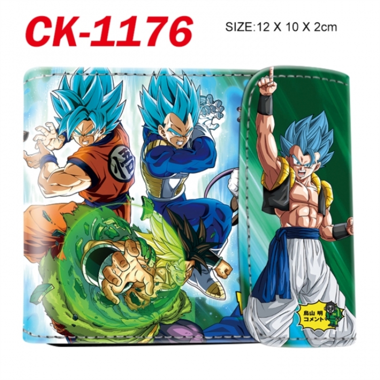 DRAGON BALL Horizontal concealed wallet short wallet 12x10x2CM