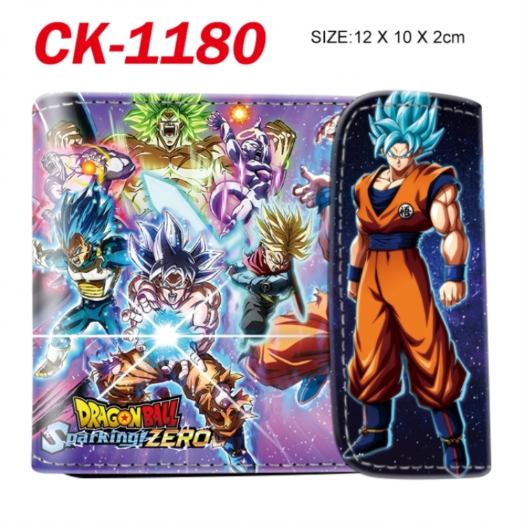 DRAGON BALL Horizontal concealed wallet short wallet 12x10x2CM