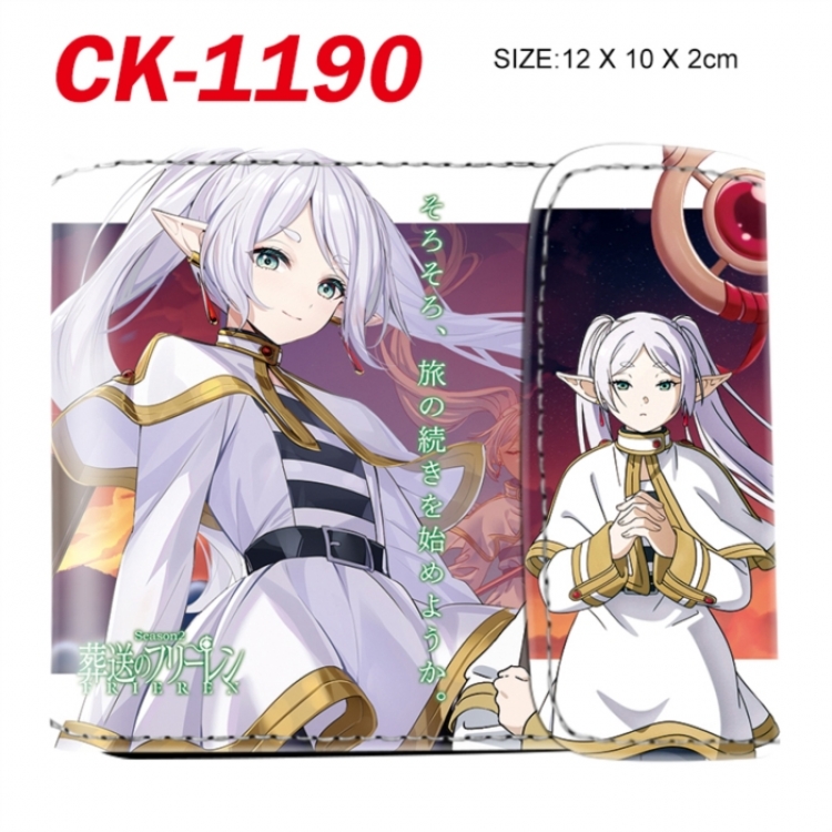 Frieren: Beyond Journey's Horizontal concealed wallet short wallet 12x10x2CM