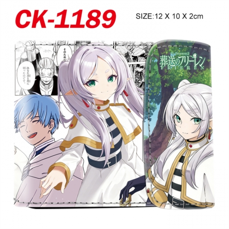 Frieren: Beyond Journey's Horizontal concealed wallet short wallet 12x10x2CM