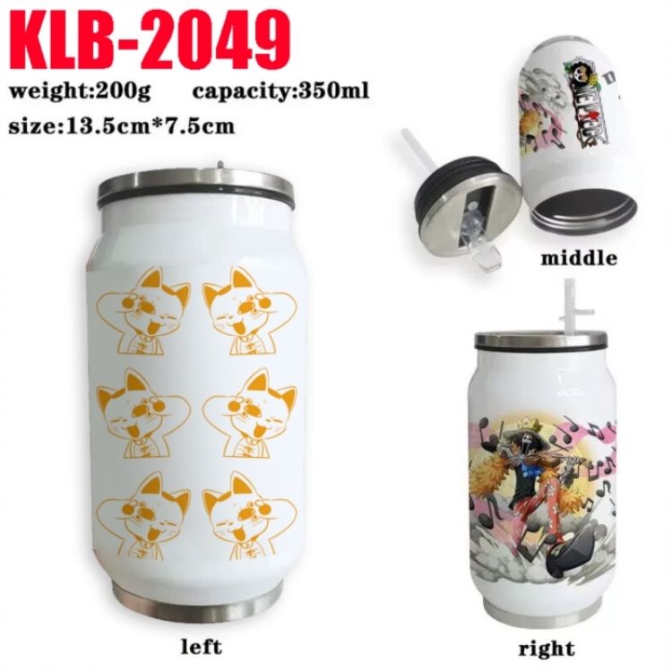 DANDADAN Anime Printed Stainless Steel Insulated Cup Straw Water Cup 350ML