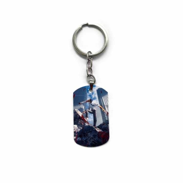 Chainsaw Man Anime double-sided full-color printed keychain price for 5 pcs
