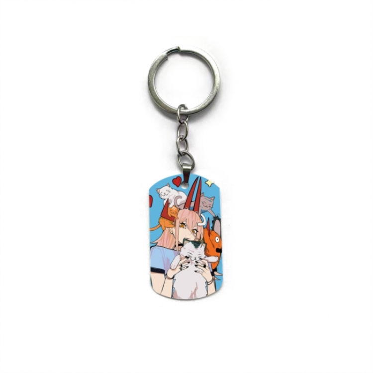 Chainsaw Man Anime double-sided full-color printed keychain price for 5 pcs
