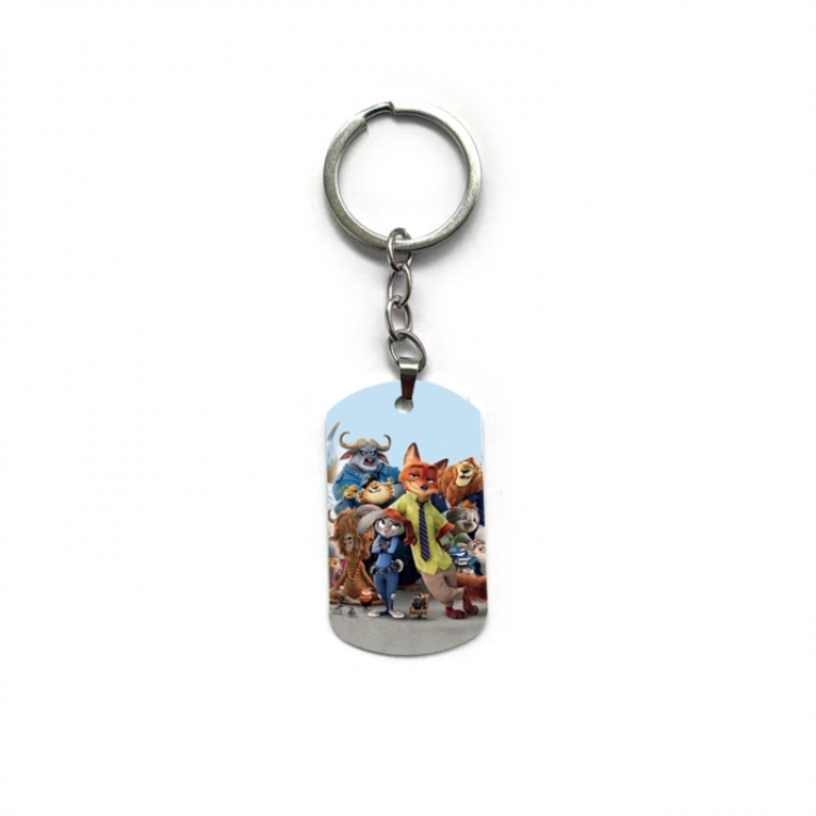 Zootopia Anime double-sided full-color printed keychain price for 5 pcs
