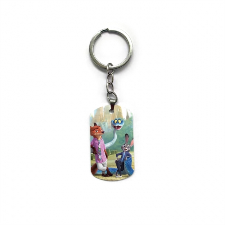 Zootopia Anime double-sided full-color printed keychain price for 5 pcs