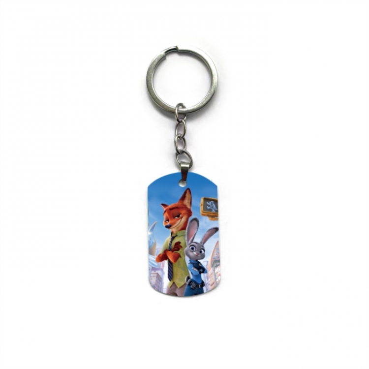 Zootopia Anime double-sided full-color printed keychain price for 5 pcs