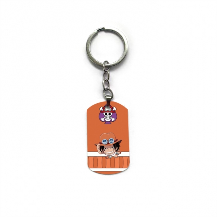 One Piece Anime double-sided full-color printed keychain price for 5 pcs