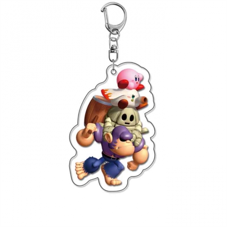 Kirby Anime Acrylic Keychain Charm price for 5 pcs