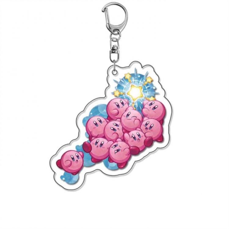 Kirby Anime Acrylic Keychain Charm price for 5 pcs