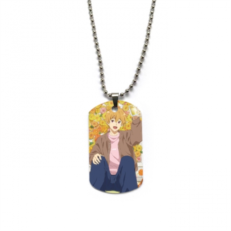 Free! Anime double-sided full color printed military brand necklace price for 5 pcs