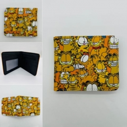 Garfield  Full color Two fold short card case wallet 11X9.5CM