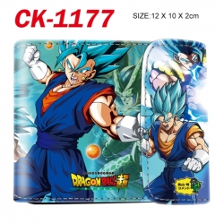 DRAGON BALL Horizontal concealed wallet short wallet 12x10x2CM