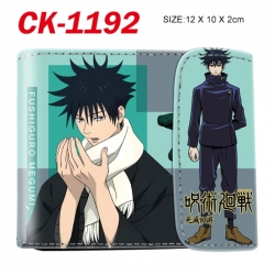 Jujutsu Kaisen Horizontal concealed wallet short wallet 12x10x2CM