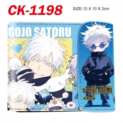 Jujutsu Kaisen Horizontal concealed wallet short wallet 12x10x2CM