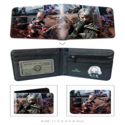 Operation Delta 3D concave convex two fold  shortshort wallet leather wallet 11X9.5 60G
