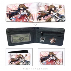 Zenless Zone Zero 3D concave convex two fold  shortshort wallet leather wallet 11X9.5 60G