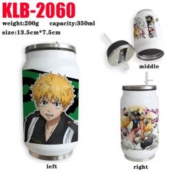 Tokyo Revengers Anime Printed Stainless Steel Insulated Cup Straw Water Cup 350ML