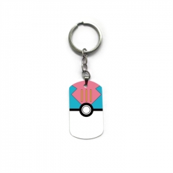 Pokemon Anime double-sided full-color printed keychain price for 5 pcs