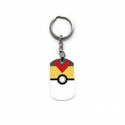Pokemon Anime double-sided full-color printed keychain price for 5 pcs