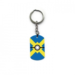 Pokemon Anime double-sided full-color printed keychain price for 5 pcs