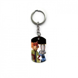 Zootopia Anime double-sided full-color printed keychain price for 5 pcs