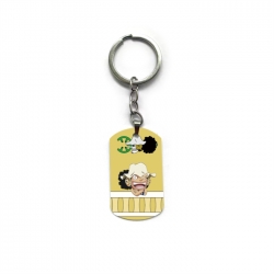 One Piece Anime double-sided full-color printed keychain price for 5 pcs