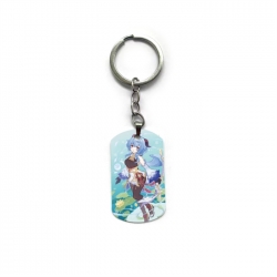 Genshin Impact Anime double-sided full-color printed keychain price for 5 pcs