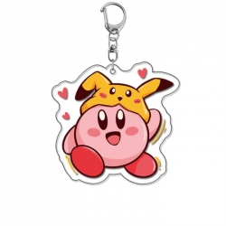 Kirby Anime Acrylic Keychain Charm price for 5 pcs