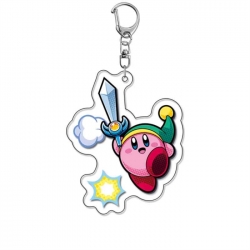 Kirby Anime Acrylic Keychain Charm price for 5 pcs