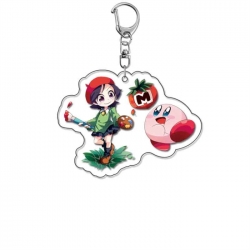 Kirby Anime Acrylic Keychain Charm price for 5 pcs